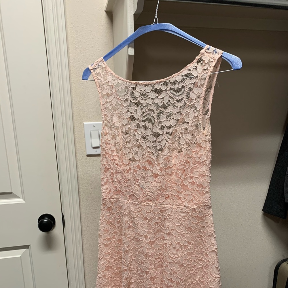 David’s Bridal Short Bridesmaid Dress - Blush Pink